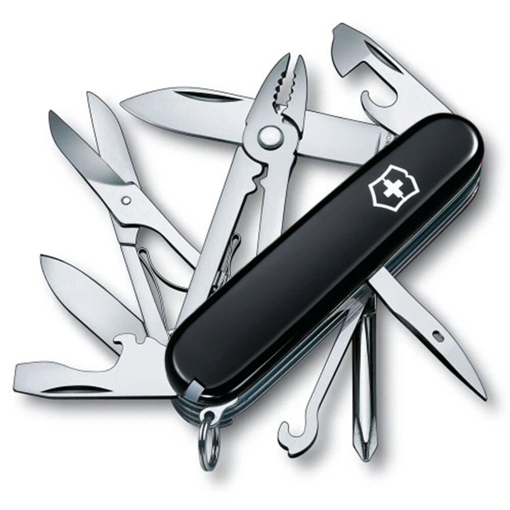 Складаний ніж Victorinox Deluxe Tinker 91 мм 17 функцій Чорний (1.4723.3) від компанії Придбай - фото 1