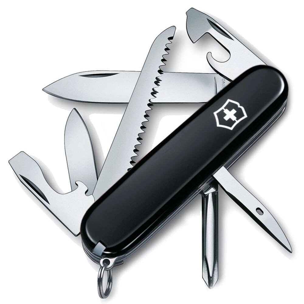 Складаний ніж Victorinox Hiker 91 мм 13 функцій Чорний (1.4613.3) від компанії Придбай - фото 1