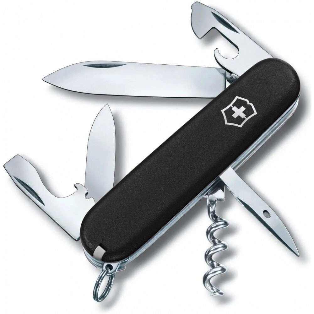 Складаний ніж Victorinox Spartan Mat Чорний матовий лак (1.3603.3_M0007p) від компанії Придбай - фото 1