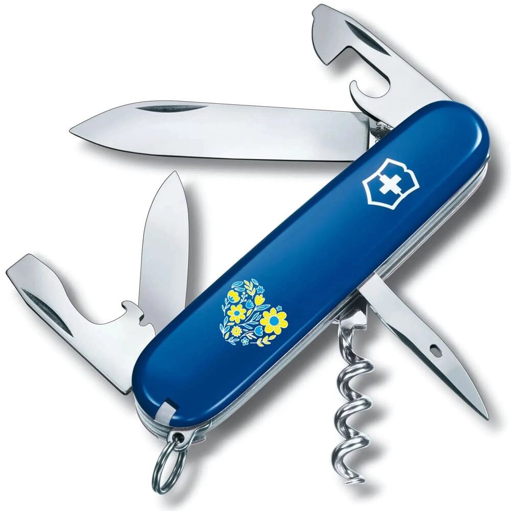 Складаний ніж Victorinox Spartan Ukraine Квіткове серце (1.3603.2_T1246u) від компанії Придбай - фото 1