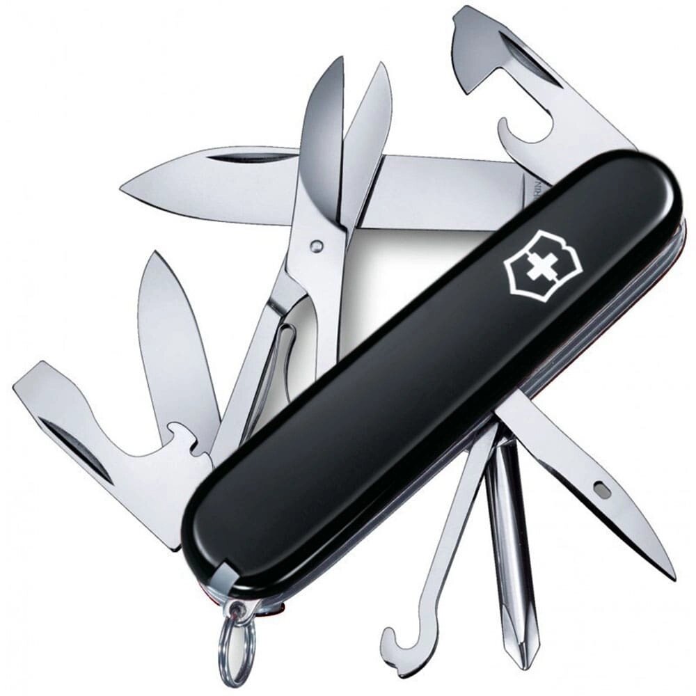 Складаний ніж Victorinox Super Tinker 91 мм 14 функцій Чорний (1.4703.3) від компанії Придбай - фото 1