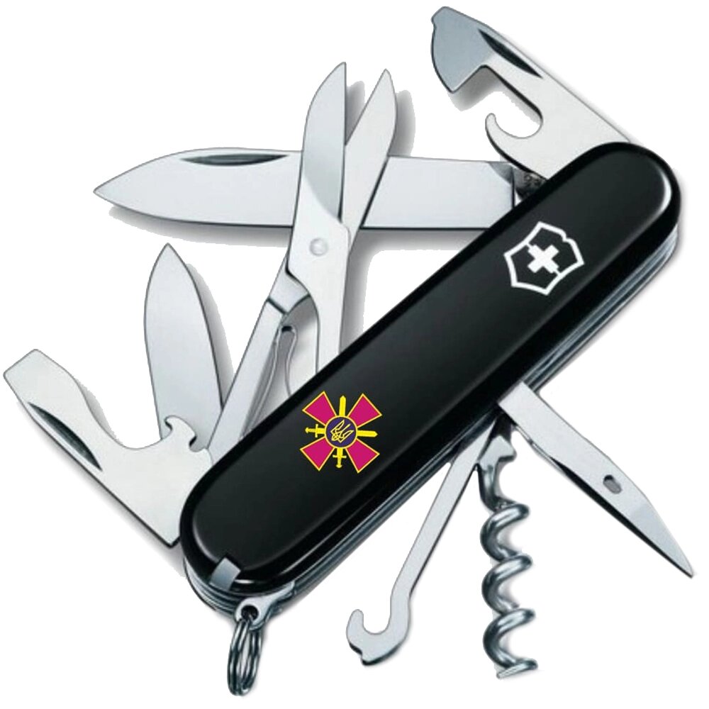 Складний ніж Victorinox Climber Army Емблема СВ ВСУ 91 мм (1.3703.3_W0020u) від компанії Придбай - фото 1