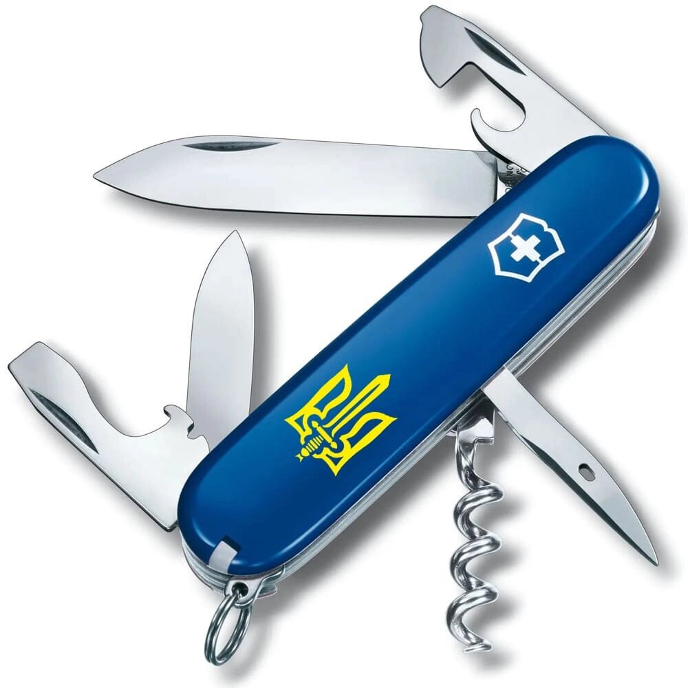 Складний ніж Victorinox Spartan Ukraine 91 мм 12 функцій Тризуб ОУН (1.3603.2_T0308u) від компанії Придбай - фото 1