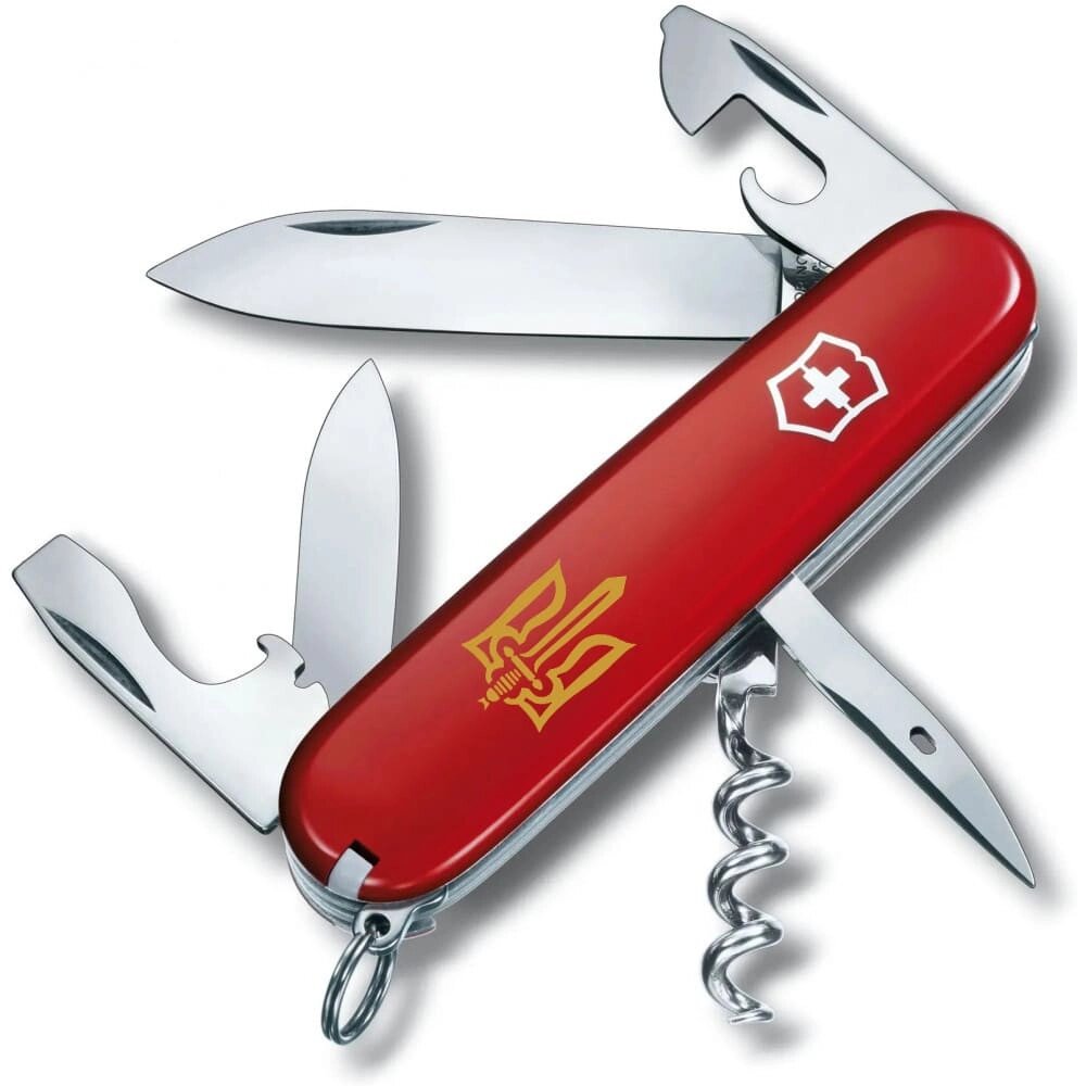 Складний ніж Victorinox Spartan Ukraine 91 мм 12 функцій Тризуб ОУН (1.3603_T0305u) від компанії Придбай - фото 1