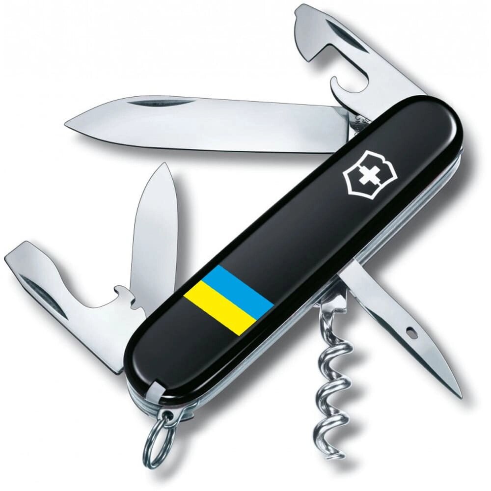 Складний ніж Victorinox Spartan Ukraine 91 мм Прапор України Чорний (1.3603.3_T1100u) від компанії Придбай - фото 1