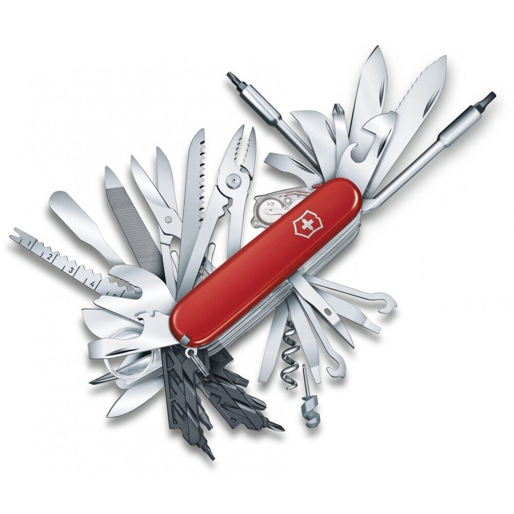 Складний ніж Victorinox SWISSCHAMP XXL 91 мм 73 функції Червоний 1.6795. XXL від компанії Придбай - фото 1