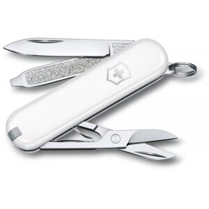 Складаний ніж Victorinox Classic SD Colors Falling Snow 58 мм 7 функцій Білий (0.6223.7G)