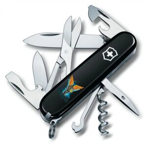 Складний ніж Victorinox Climber Ukraine 91 мм Ангел ВСУ (1.3703.3_T1061u)