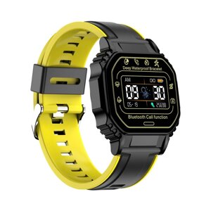 Смарт годинник Smart watch B3-2 розумний браслет з функціями пульсометра Жовтий