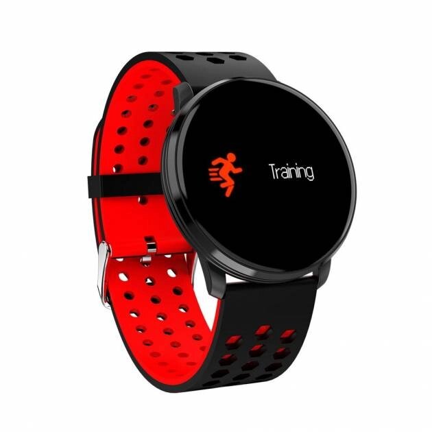 Смарт годинник Smart Bracelet SB-M9 водонепроникні Black-Red від компанії Придбай - фото 1