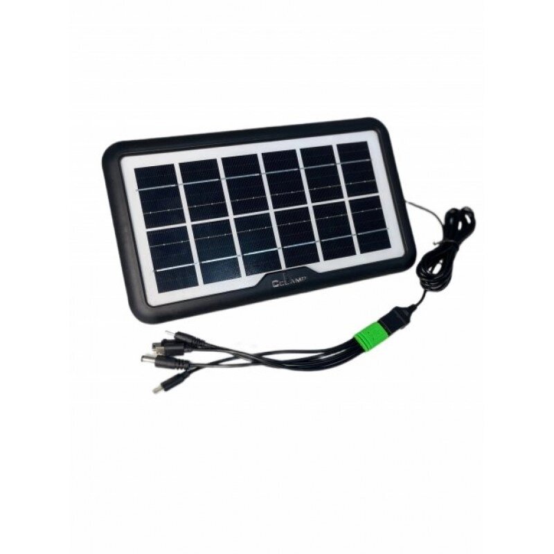 Сонячна панель CcLamp CL-638WP 3.8W 6V IP65 зарядка від сонця Solar Panel від компанії Придбай - фото 1