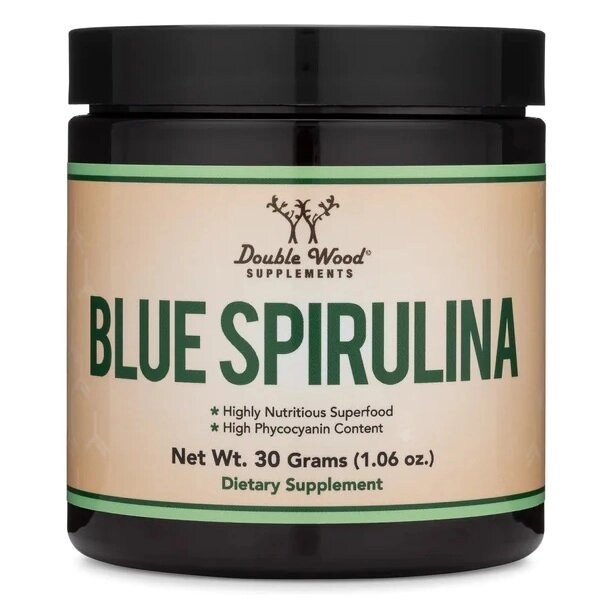 Спіруліна Double Wood Supplements Blue Spirulina Extract 30 g /30 servings/ від компанії Придбай - фото 1