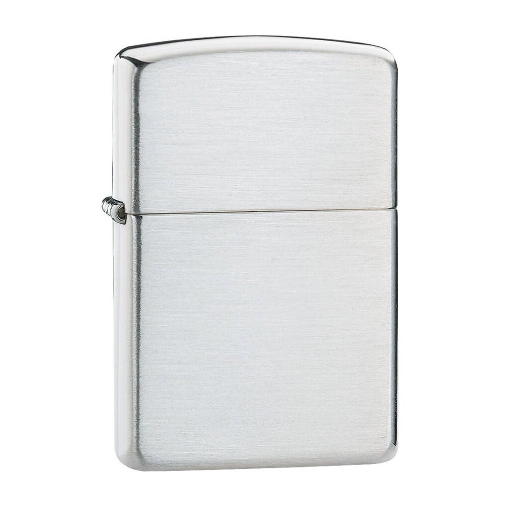 Срібна бензинова запальничка Zippo 27 Armor Brushed Finish Sterling Silver (27) від компанії Придбай - фото 1