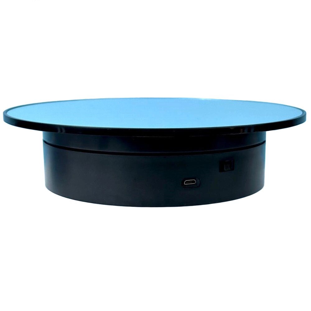 Стіл для предметної зйомки дзеркальний Electric Mirror Turntable 20 см Black від компанії Придбай - фото 1