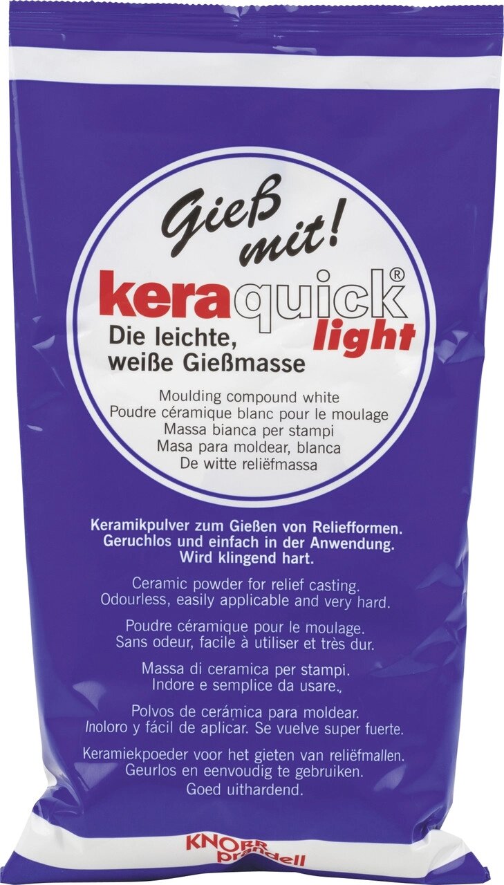 Суміш для моделювання keraquick "light" Knorr Prandell 1 кг Білий від компанії Придбай - фото 1