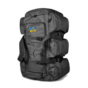 Тактичний рюкзак-сумка 2 1 Solve Bag 80 л 75 x 38 x 36 см Black KT6002502