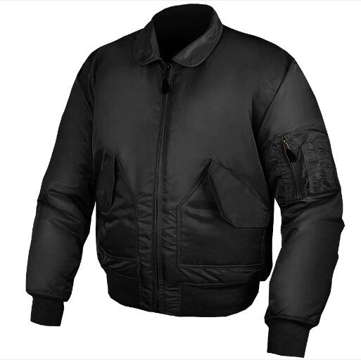 Тактична куртка бомбер Mil-Tec Us Basic Cwu Flight Jacket L чорна 10404502 від компанії Придбай - фото 1