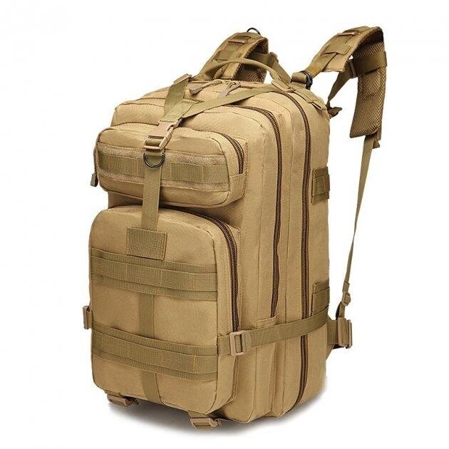 Тактичний штурмовий рюкзак Dominatore ES Assault 30L літрів Койот Пісочний 45x27x22 від компанії Придбай - фото 1