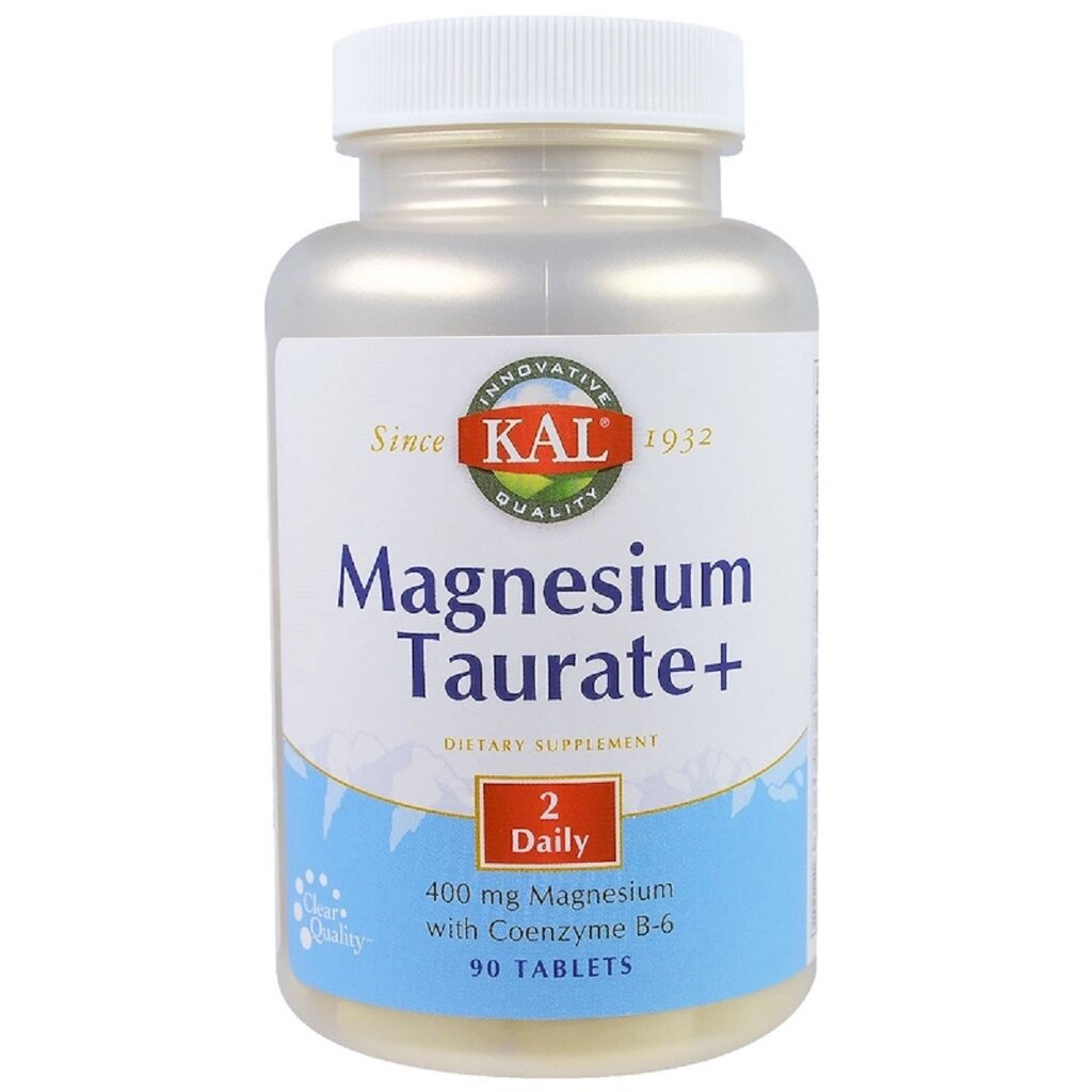 Таурат Магнію KAL Magnesium Taurate+ 400 мг 90 таблеток (CAL36975) від компанії Придбай - фото 1