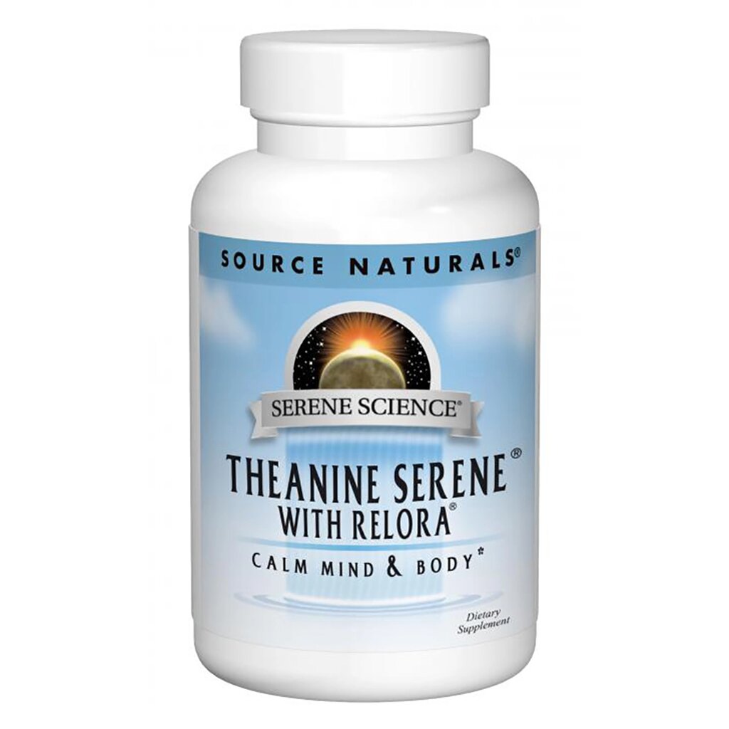 Теанін з Релорою Source Naturals Serene Science 60 таблетки (SN1772) від компанії Придбай - фото 1