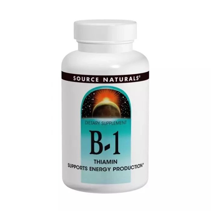 Тіамін Source Naturals Vitamine B-1, Thiamin 100 mg 250 Tabs від компанії Придбай - фото 1