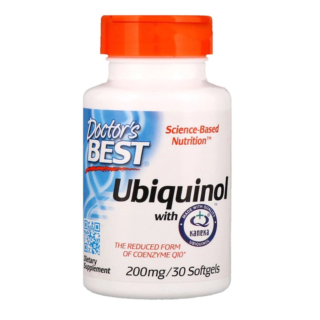 Убіхінол Doctor's Best Ubiquinol with Kaneka 200 мг 30 желатинових капсул (DRB00274) від компанії Придбай - фото 1