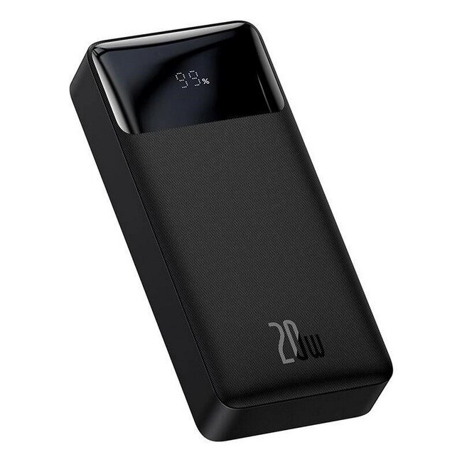 УМБ 20000 мАг Power Bank BASEUS PPDML-N01 Bipow із дисплеєм PD/QC 20W 3A Black від компанії Придбай - фото 1