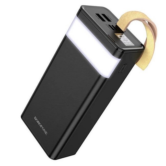 УМБ 30000mAh Power Bank BOROFONE Coolmy BJ18A з лампою Black від компанії Придбай - фото 1