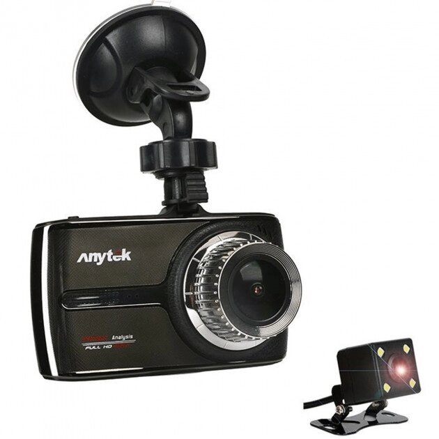 Відеореєстратор із записом звуку Car DVR Anytek G66 3.5 IPS G-Sensor IMX323 (3930-11403) від компанії Придбай - фото 1