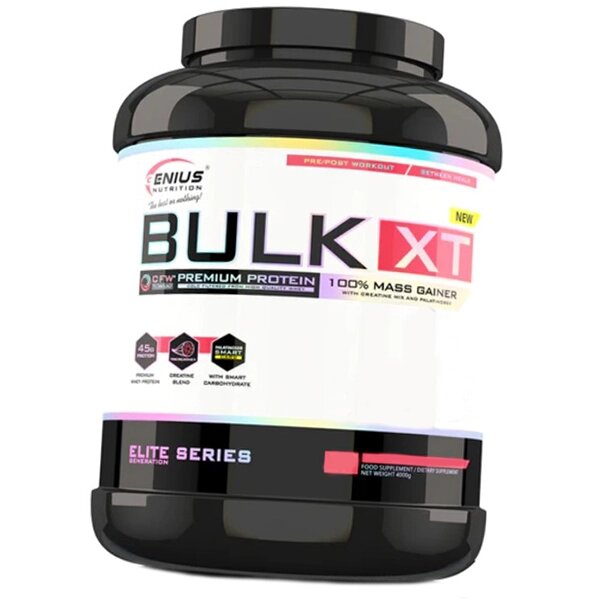 Високобелковий Гейнер з креатином Bulk-XT Genius Nutrition 4000р Шоколад (30562001) від компанії Придбай - фото 1