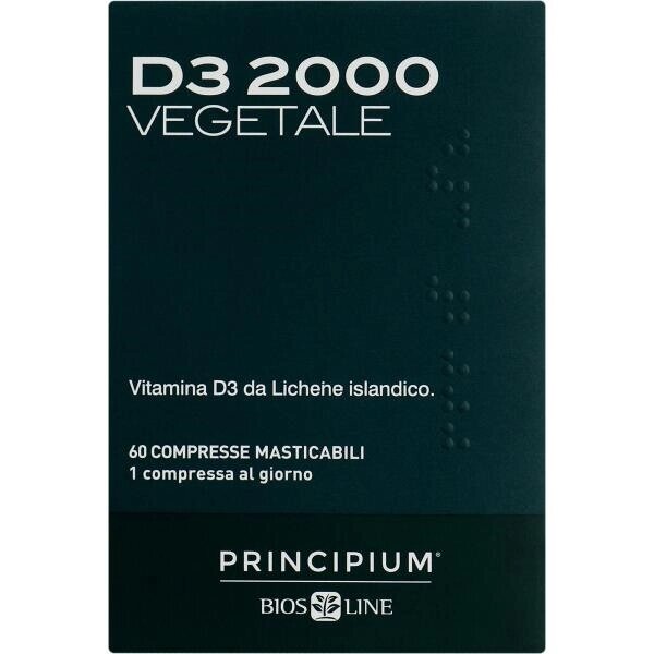 Вітамін D Bios Line Principium D3 2000 Vegetale 60 Tabs від компанії Придбай - фото 1