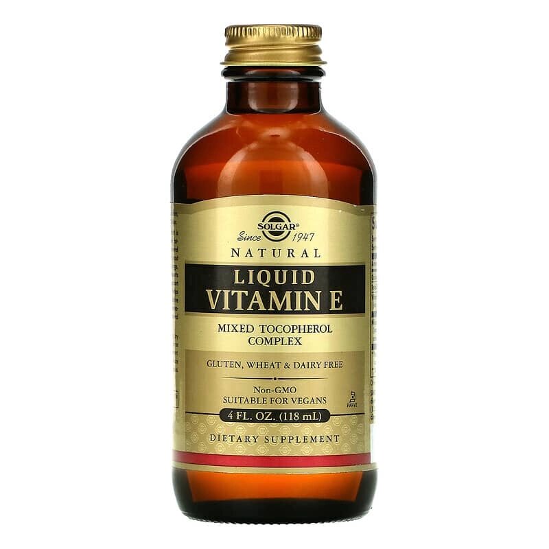 Вітамін Е натуральний Liquid Vitamin E Solgar 118 мл від компанії Придбай - фото 1