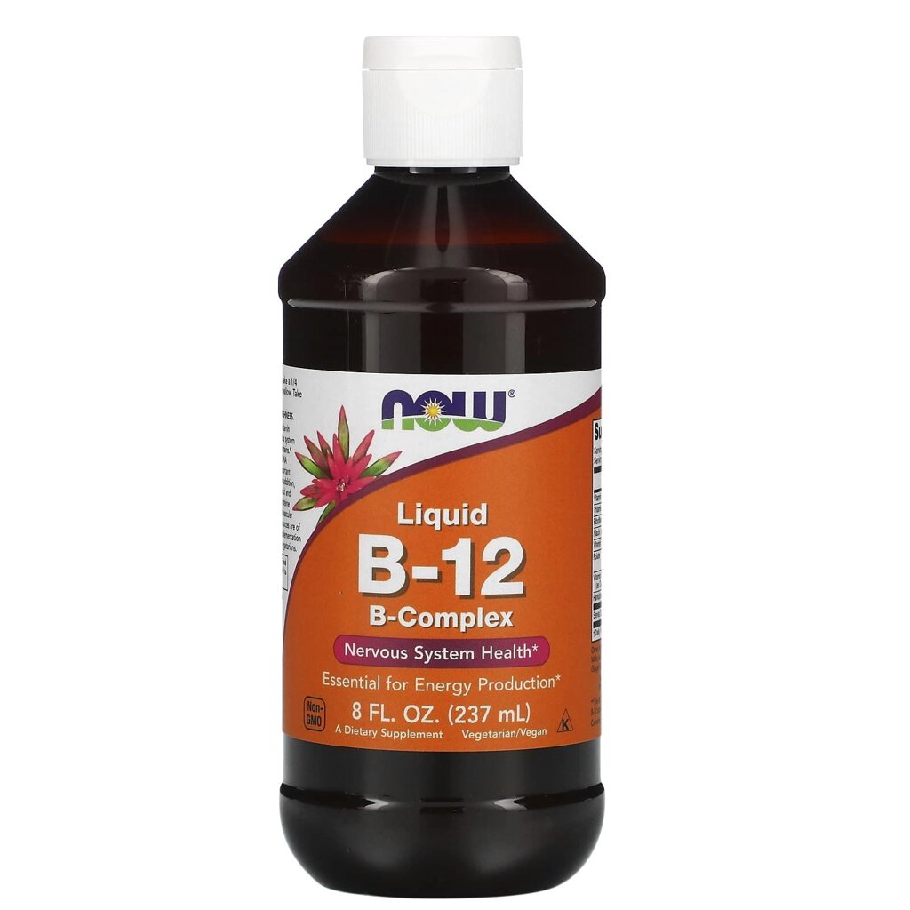 Вітамін Liquid B-12 Now Foods B-комплекс рідкий 237 мл від компанії Придбай - фото 1