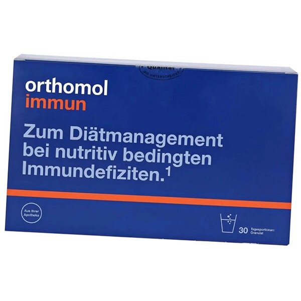 Вітаміни для імунітету Immun Powder Orthomol 30 пакетів (36605010) від компанії Придбай - фото 1