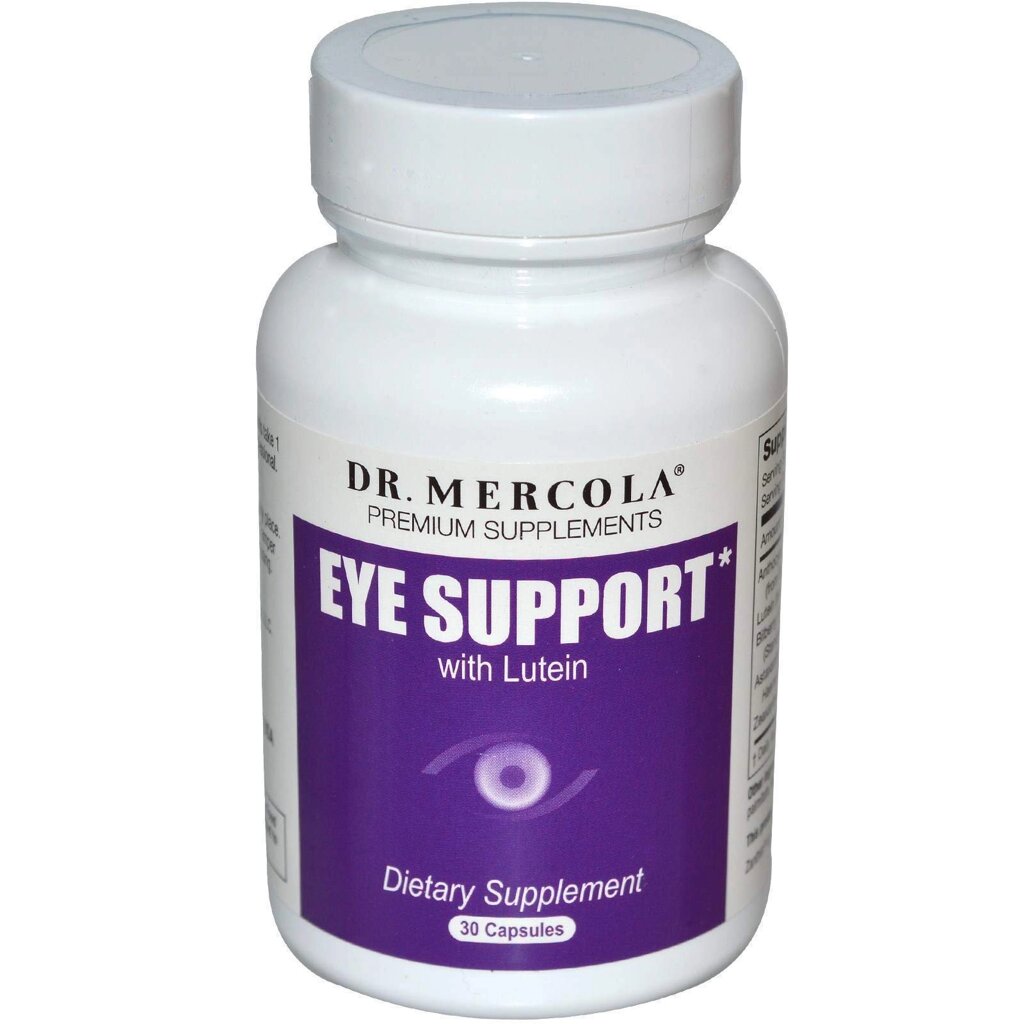 Вітаміни для очей з лютеїном, Dr. Mercola, Eye Support, 30 капсул (15692) від компанії Придбай - фото 1