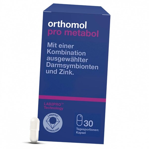 Вітаміни для підтримки кишечника Pro Metabol Orthomol 30капс (69605001) від компанії Придбай - фото 1