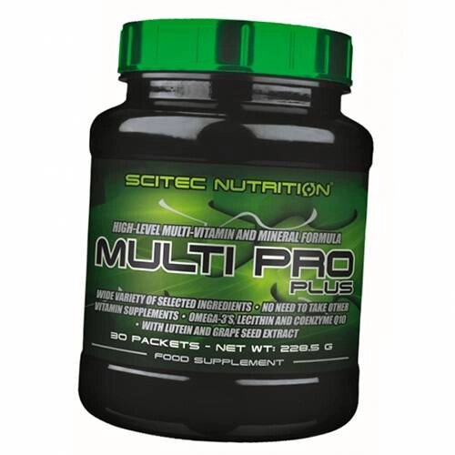 Вітаміни для спортсменів Multi Pro Plus Scitec Nutrition 30пакетов (36087010) від компанії Придбай - фото 1