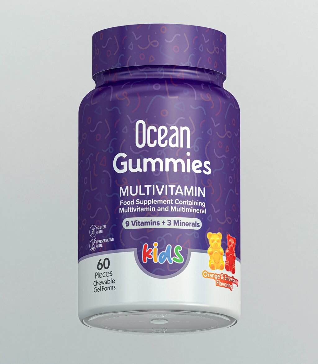 Вітамінний комплекс Orzax Ocean Gummies MultiVitamin 60 жувальних капсул (0061) від компанії Придбай - фото 1