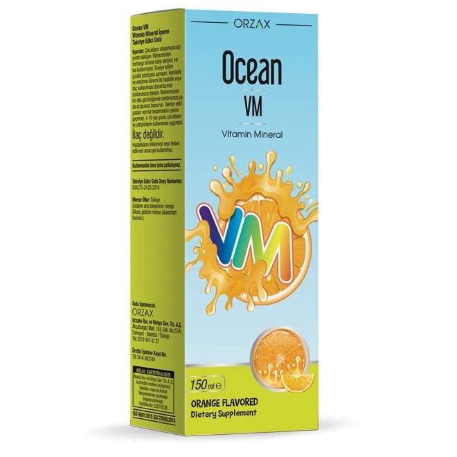 Вітамінний комплекс Orzax Ocean VM Syrup 150 мл (0016) від компанії Придбай - фото 1