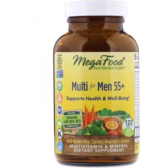 Вітамінно-мінеральний комплекс MegaFood Multi for Men 55+ 120 Tabs від компанії Придбай - фото 1