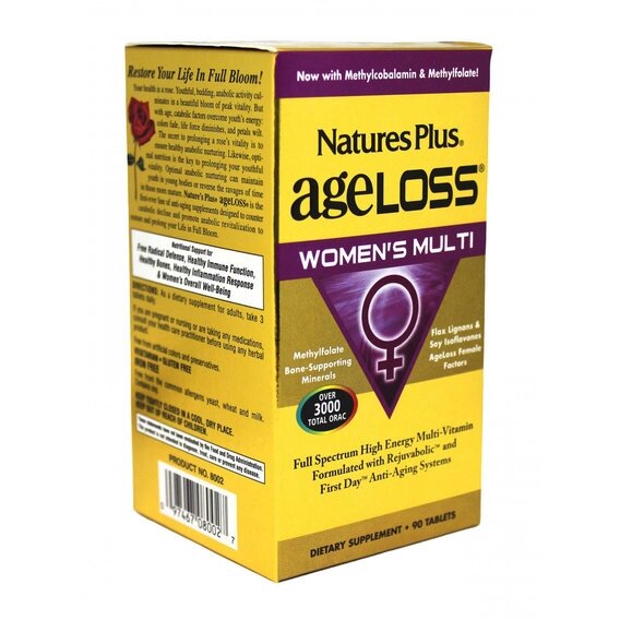 Вітамінно-мінеральний комплекс Nature's Plus Age Loss Womens Multi 90 Tabs від компанії Придбай - фото 1