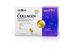 Вітамінний комплекс Orzax Day2Day The Collagen MAG Plus 10000 мг D3K2+MAG 30 пакетиків (0002)