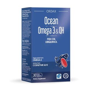 Вітамінний комплекс Orzax Ocean Omega-3 + QH 30 капсул (0008)