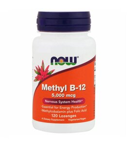 Вітаміни Now Foods Methyl B-12 5,000mcg 90 vcaps (1086-2022-10-2567)