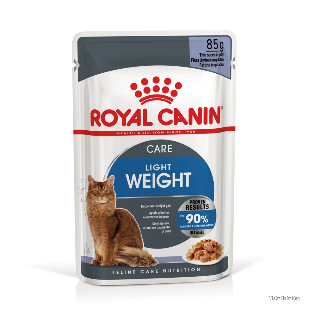 Вологий корм для кішок Royal Canin Light Weight Care для обмеження набору зайвої ваги 85 г від компанії Придбай - фото 1