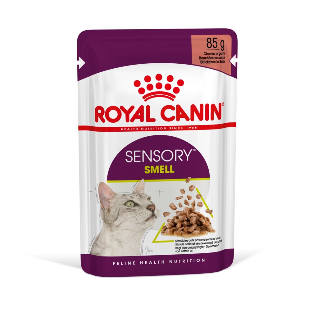 Вологий корм для кішок Royal Canin Sensory Smell Chunks in gravy, що стимулює нюхові рецептори 85 г від компанії Придбай - фото 1