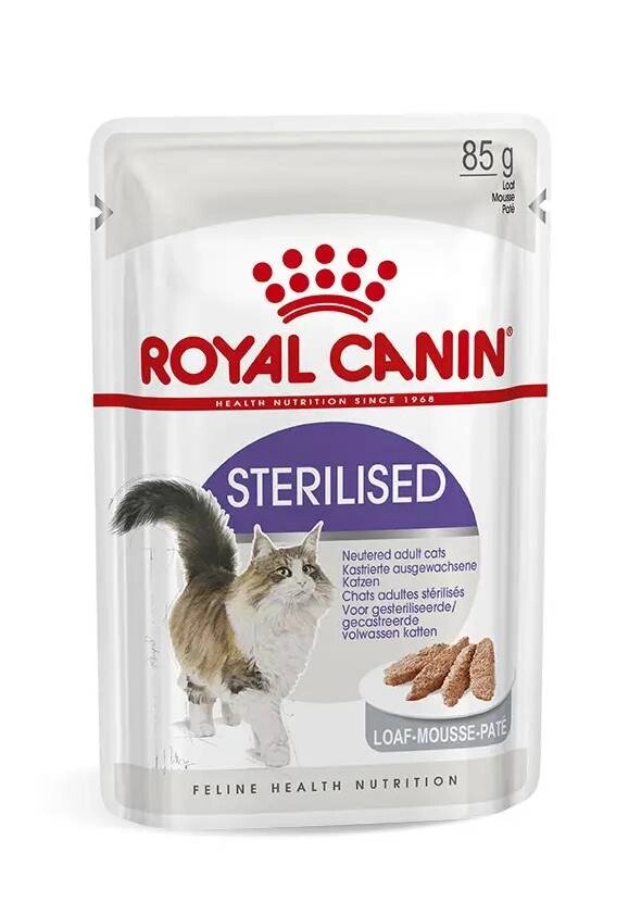 Вологий корм для котів Royal Canin Sterilised Loaf для стерилізованих 85 г від компанії Придбай - фото 1