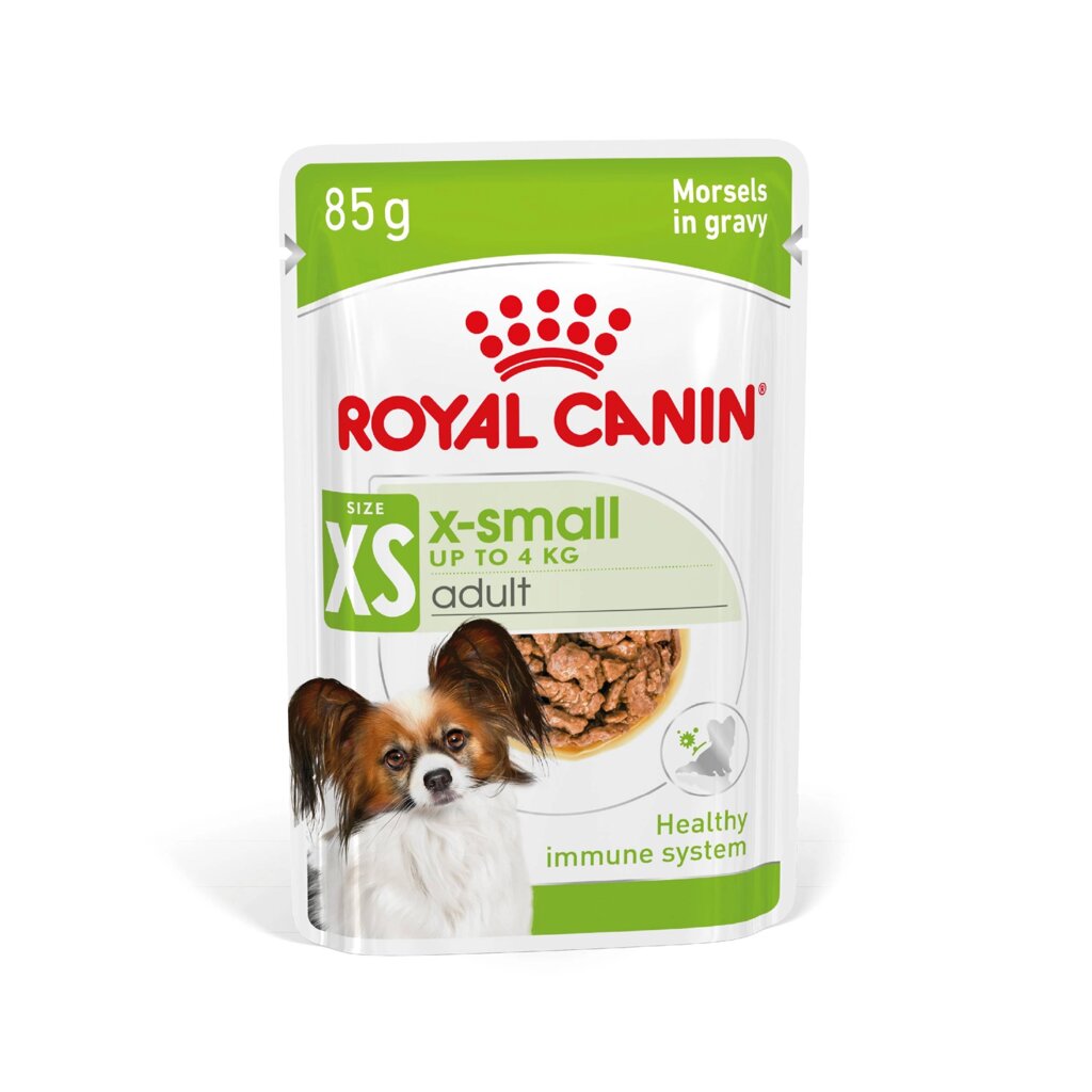 Вологий корм для собак мініатюрних порід Royal Canin X-Small Adult 85 від компанії Придбай - фото 1