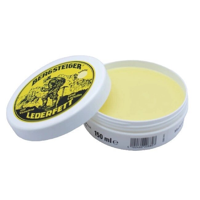 Вологовідштовхувальний засіб для взуття Hey-Sport Bergsteiger-Leather-Grease 150 ml Сolourless (20880000) від компанії Придбай - фото 1