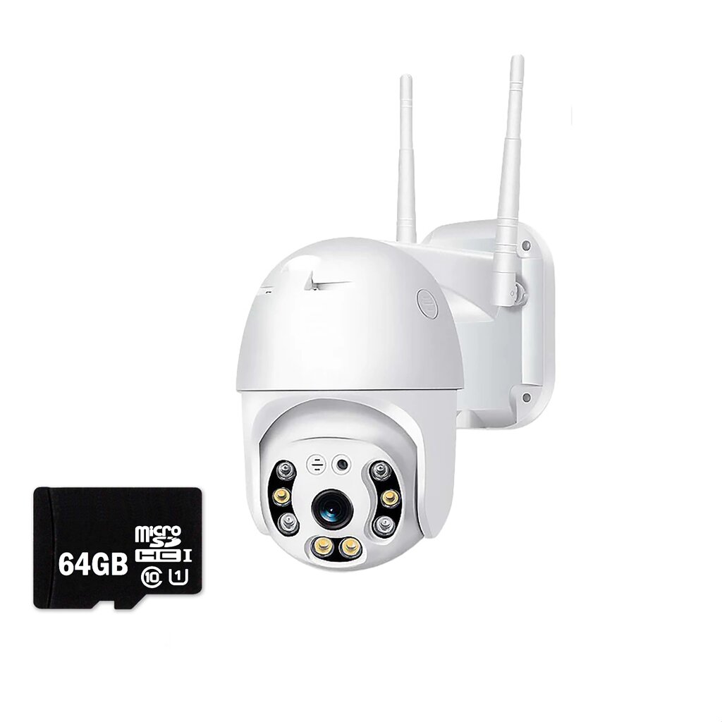 Вулична IP WIFI камера Easy Cam G3 IP66 відеоспостереження поворотна 360 +Карта пам'яті 64Гб від компанії Придбай - фото 1